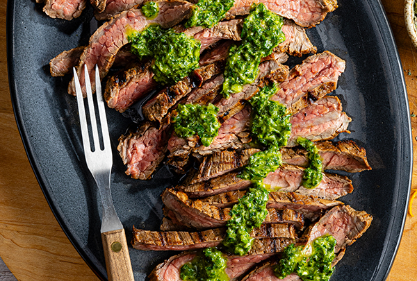 Cuban - Style Churrasco and Chimichurri